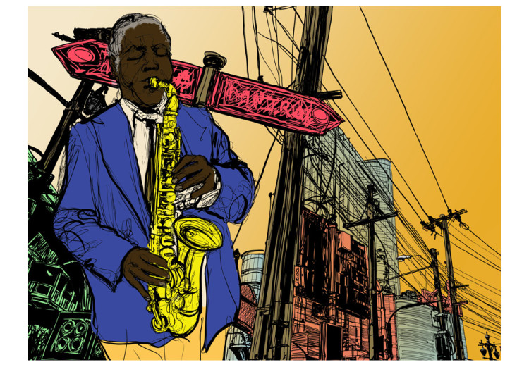 Mural Saxophonist in New York 61371 additionalImage 1