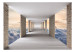 Photo Wallpaper Walking in the clouds - corridor landscape with brick columns in the sky 64471 additionalThumb 1