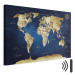 Canvas Print World Map: The Dark Blue Depths 94571 additionalThumb 8