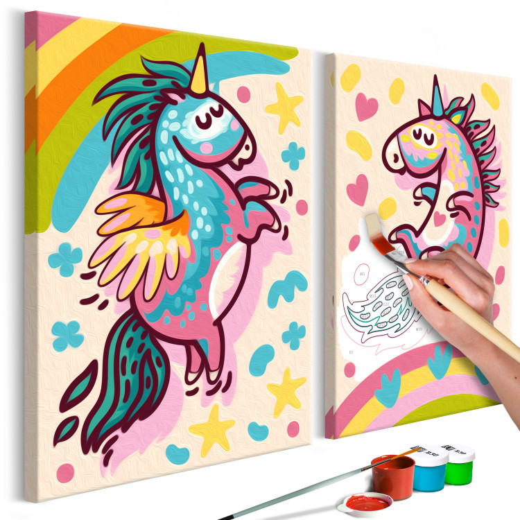 Set para pintar para niños Unicornios regordetes 107281 additionalImage 3