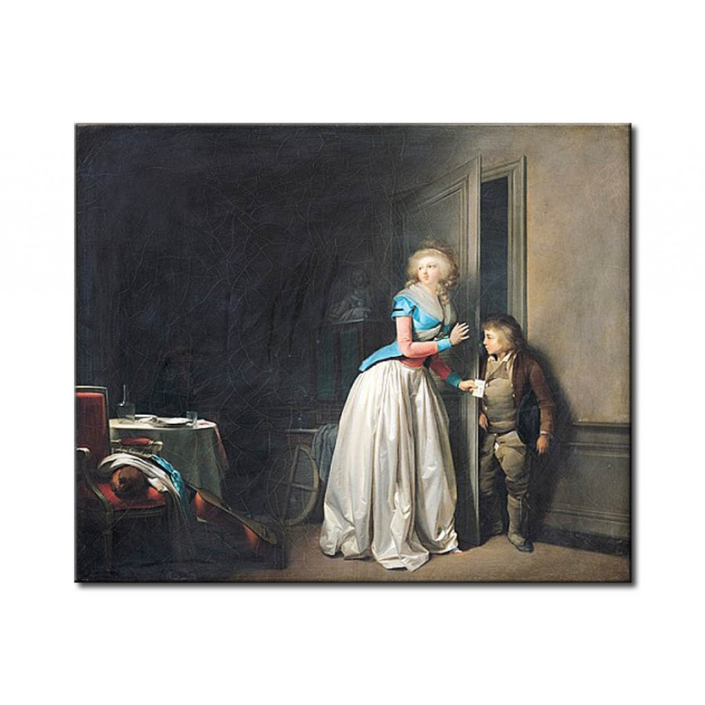Schilderij  Louis-Léopold Boilly: The Visit Received