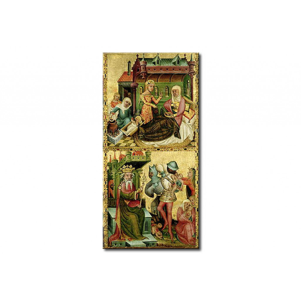 Reprodução De Arte Nativity Of The Virgin And The Massacre Of The Innocents, From The Buxtehude Altar