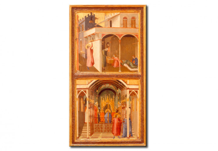 Wandbild Two Scenes from the Life of Saint Nicholas 113081