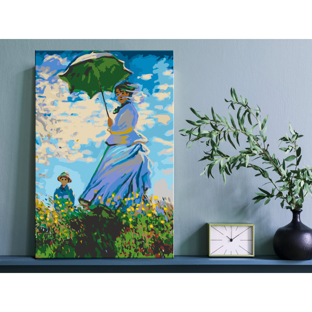 Schilderen Op Nummers Claude Monet: Woman With A Parasol