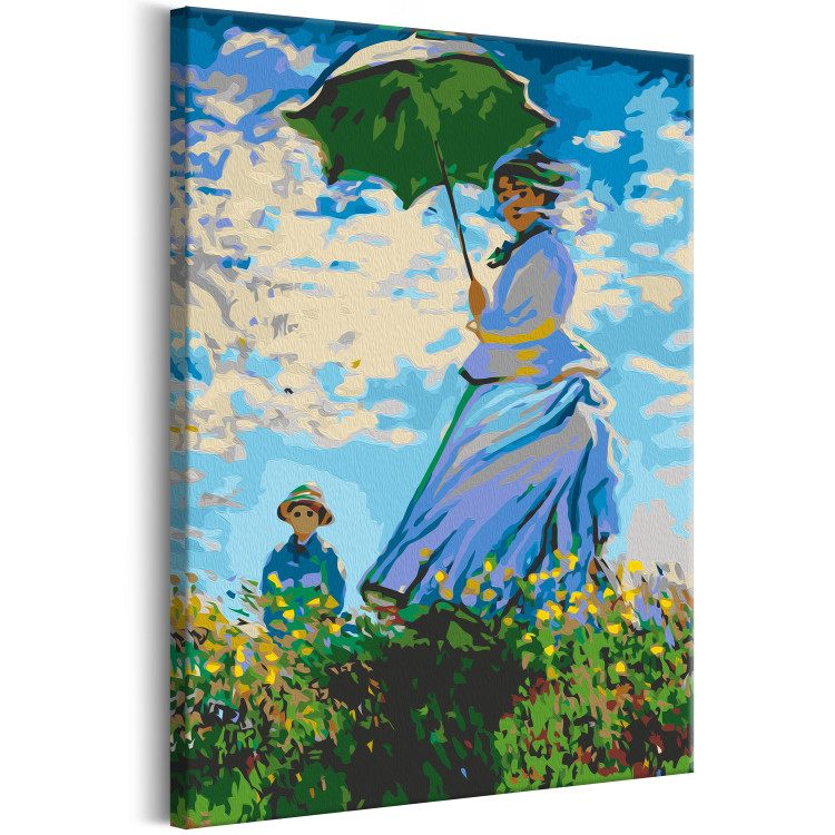 Obraz do malowania po numerach Claude Monet: Kobieta z parasolem 134681 additionalImage 4