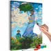 Desenho para pintar com números Claude Monet: Woman with a Parasol 134681 additionalThumb 7
