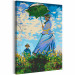 Desenho para pintar com números Claude Monet: Woman with a Parasol 134681 additionalThumb 4
