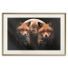 Wall Poster Forest Couple - Two Foxes and the Moon Against the Night, Starry Sky 144781 additionalThumb 24