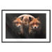Wall Poster Forest Couple - Two Foxes and the Moon Against the Night, Starry Sky 144781 additionalThumb 25