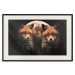 Wall Poster Forest Couple - Two Foxes and the Moon Against the Night, Starry Sky 144781 additionalThumb 27