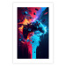 Poster Color Pad - Exploding Blue and Red Console 150681 additionalThumb 22