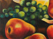 Cuadro decorativo Naturaleza con frutas (1 pieza) - peras y vino sobre fondo azul 46681 additionalThumb 3