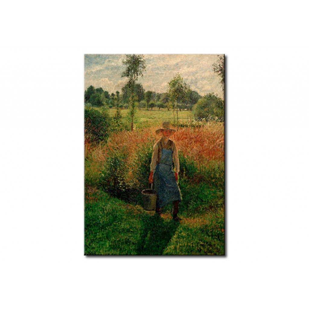 Schilderij  Camille Pissarro: Le Jardinier, Soleil D'aprèsmidi, Eragny