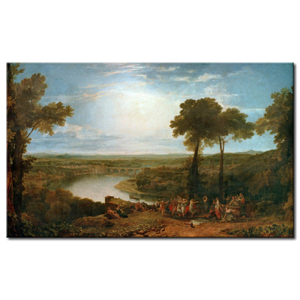 Schilderij  William Turner: The Festival Upon The Opening Of The Vintage At Maçon
