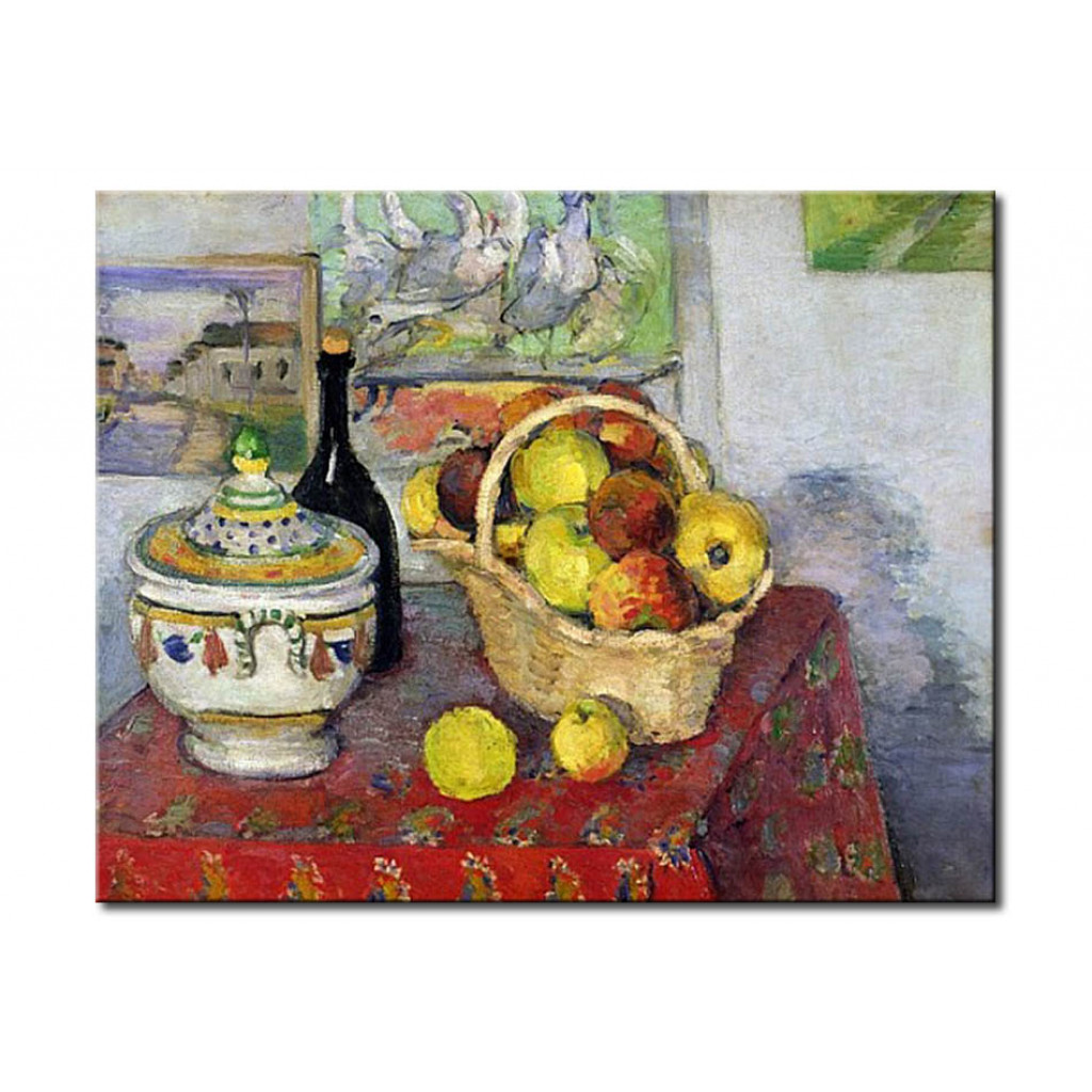 Schilderij  Paul Cézanne: Still Life With Tureen