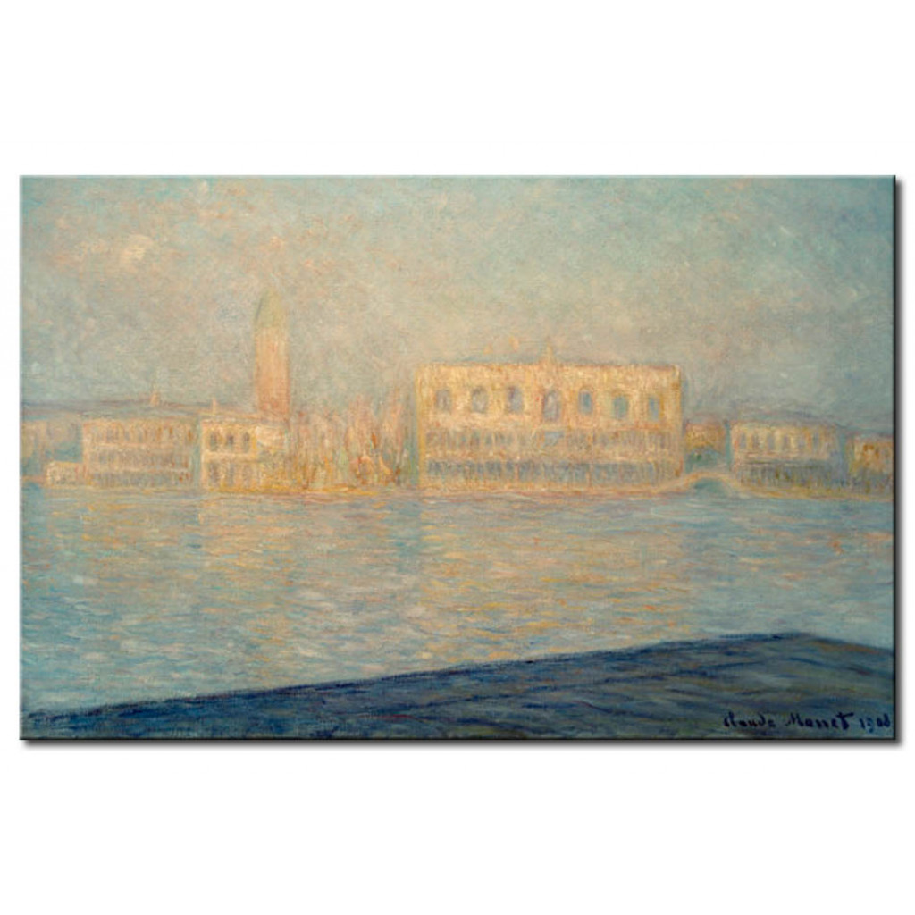 Schilderij  Claude Monet: Le Palais Ducal Vu De Saint-Georges Majeur