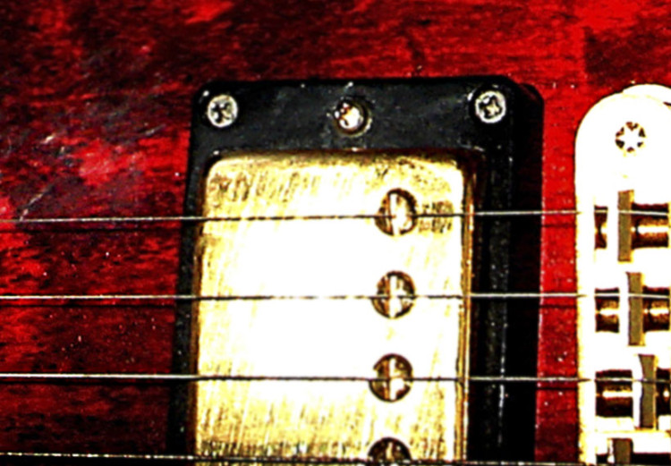 Leinwandbild Rote Gitarre 55681 additionalImage 4