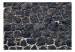 Mural de parede Encanto Sombrio - composição com textura de pedras pretas e rejunte claro 91981 additionalThumb 1