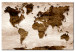 Ozdobna tablica korkowa Brązowa Ziemia [Mapa korkowa] 92181 additionalThumb 2