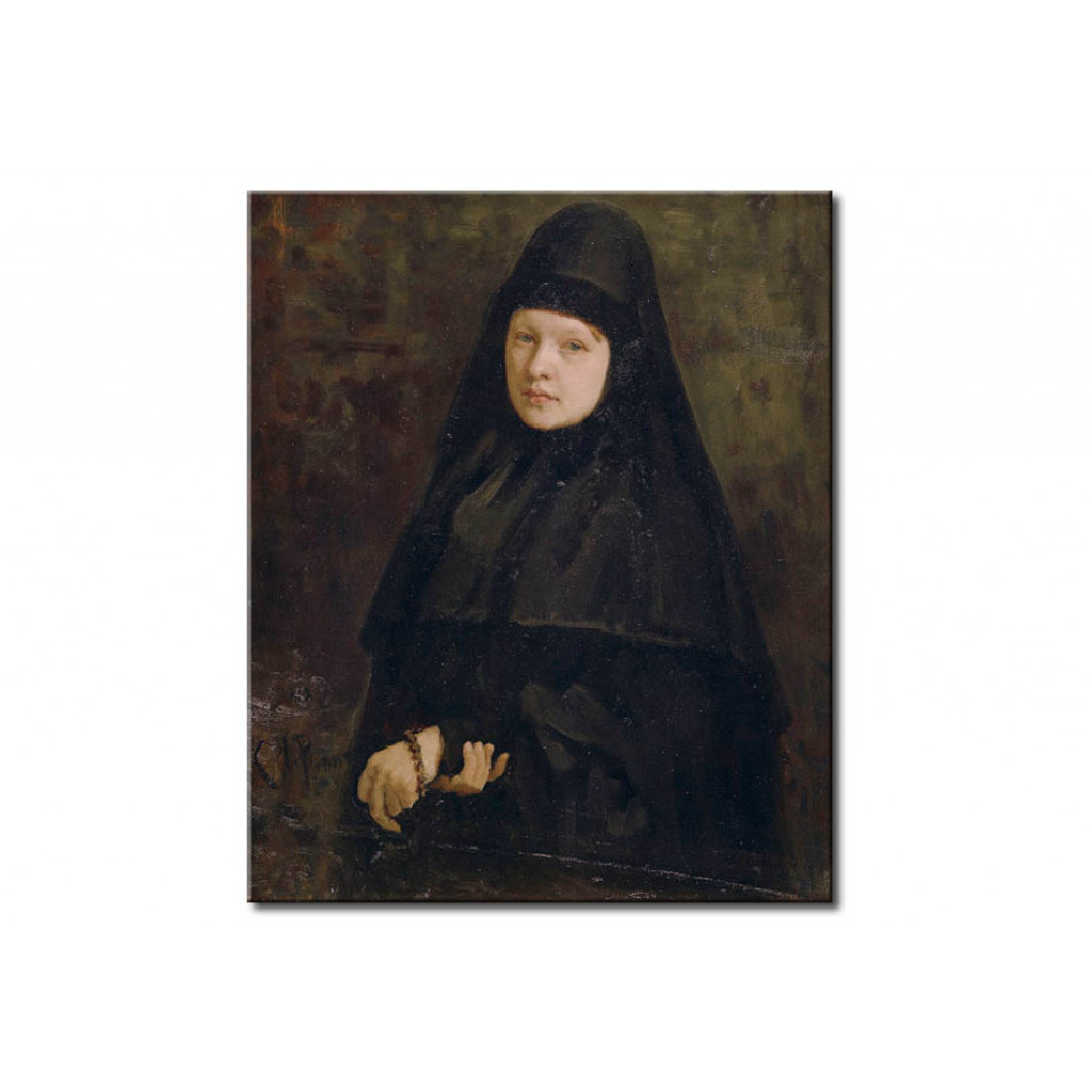 Schilderij  Ilja Repin: Die Nonne