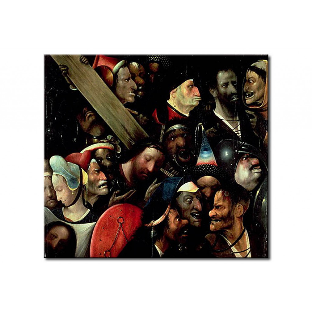 Reprodução Da Pintura Famosa The Carrying Of The Cross (oil On Panel)