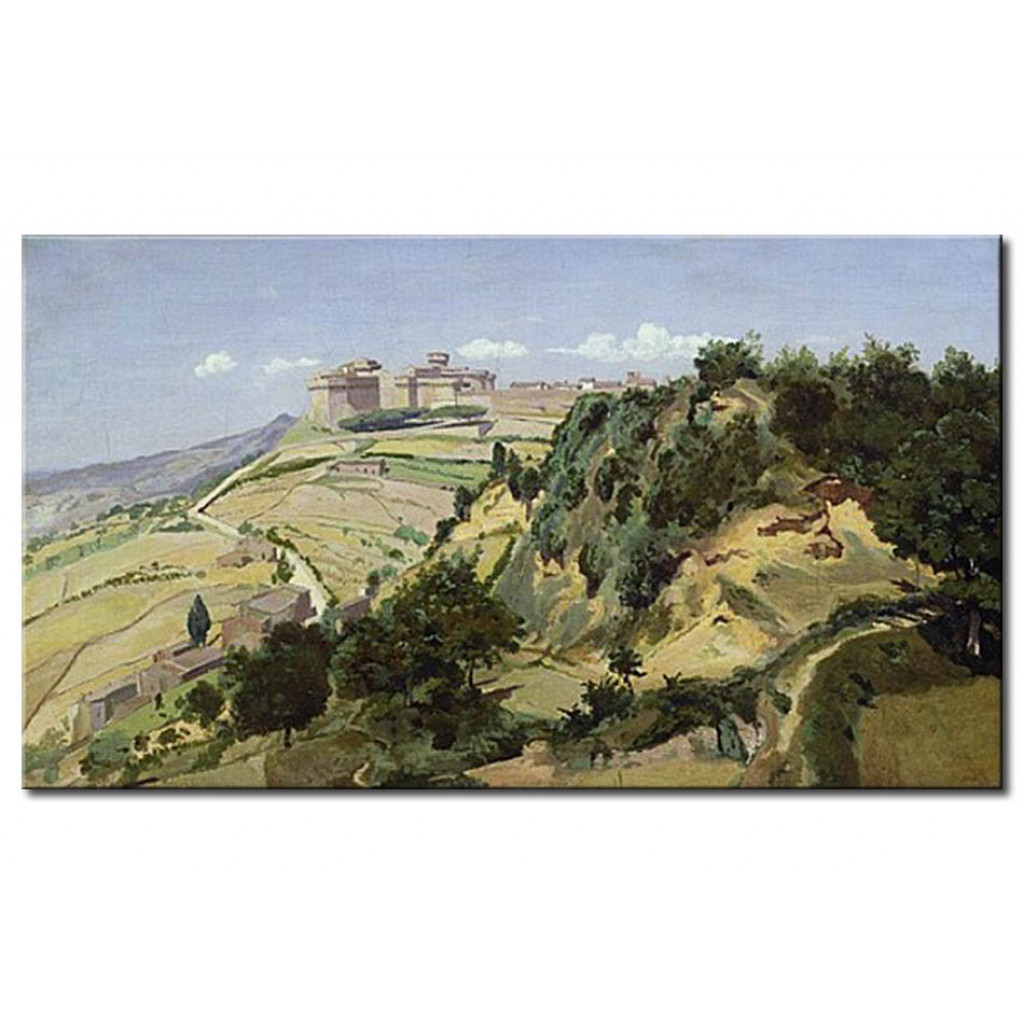 Schilderij  Jean-Baptiste-Camille Corot: Volterra
