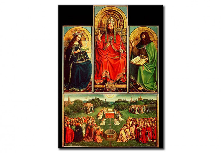Wandbild Ghent Altarpiece, Central Panel 110991