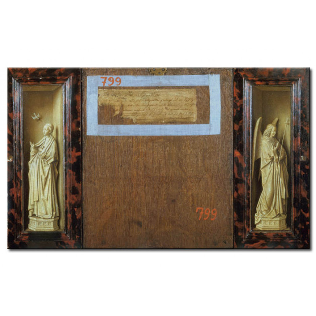 Schilderij  Jan Van Eyck: Angel Of The Annunciation