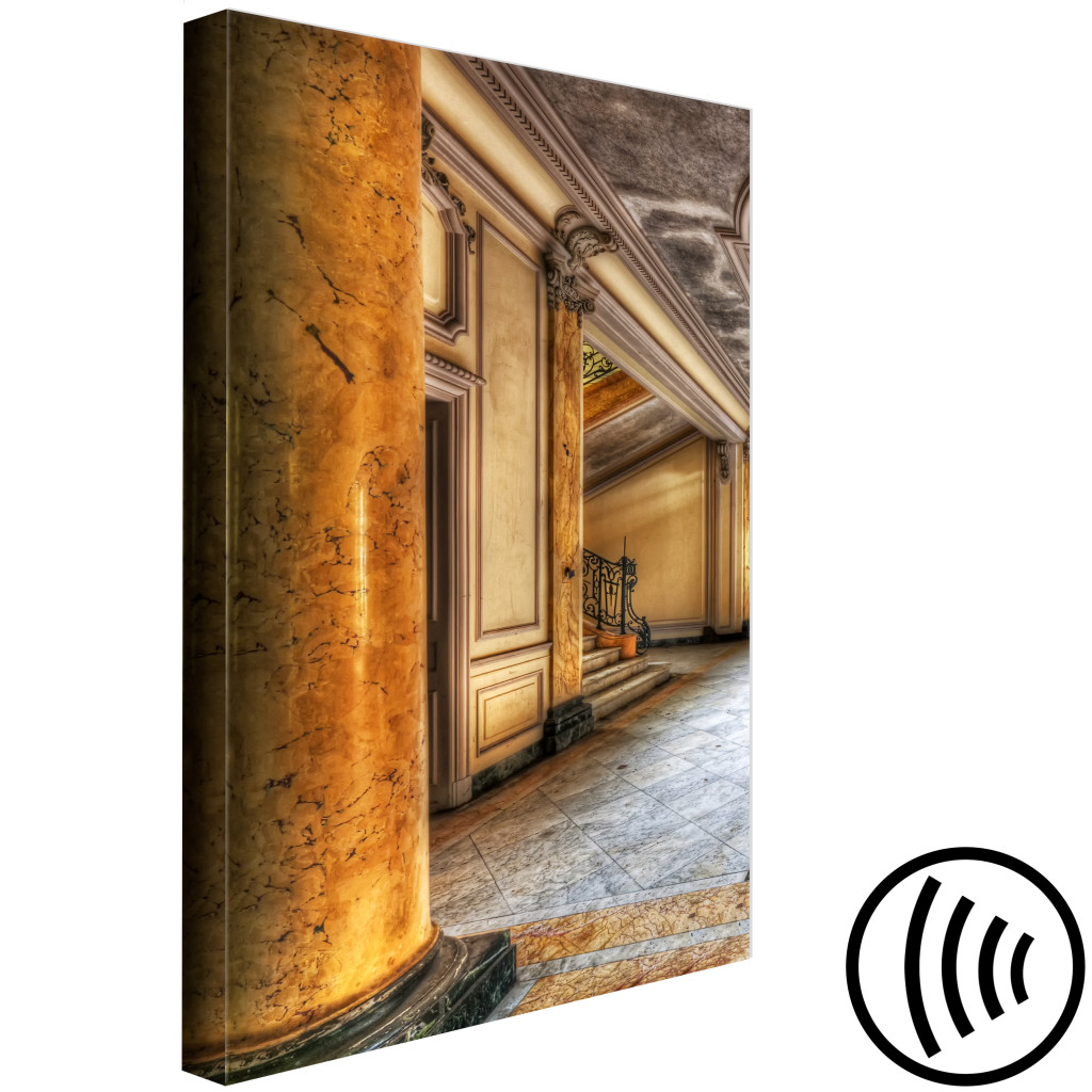 Tavla Insidan Av Ett Palats I Marmor - Fotografi Av Klassisk Arkitektur