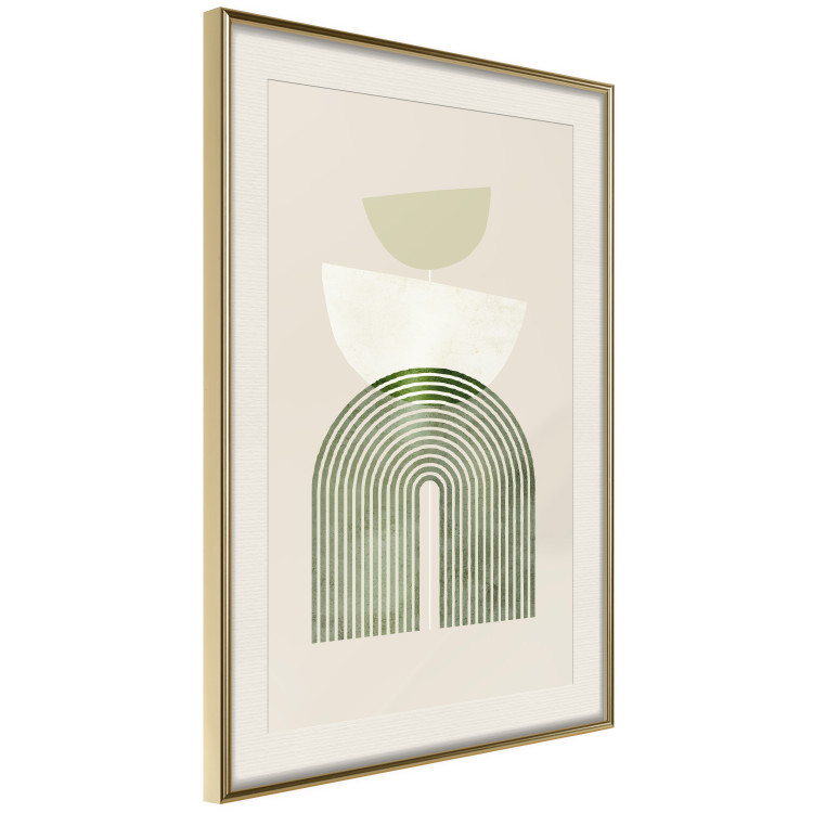 Wall Poster Abstraction - Rounded Forms in Bright Colors on a Beige Background 149891 additionalImage 10