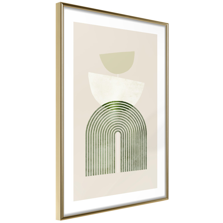 Wall Poster Abstraction - Rounded Forms in Bright Colors on a Beige Background 149891 additionalImage 7