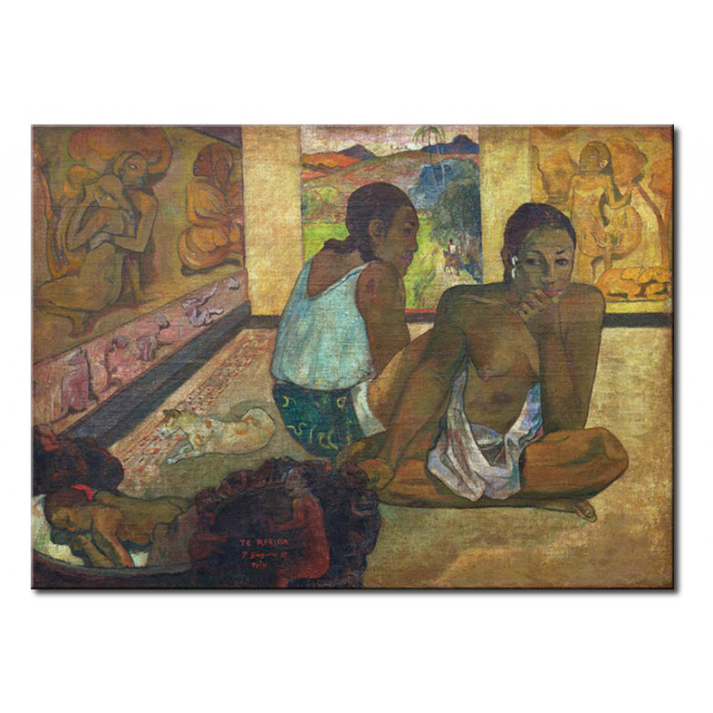 Schilderij  Paul Gauguin: Te Rerioa