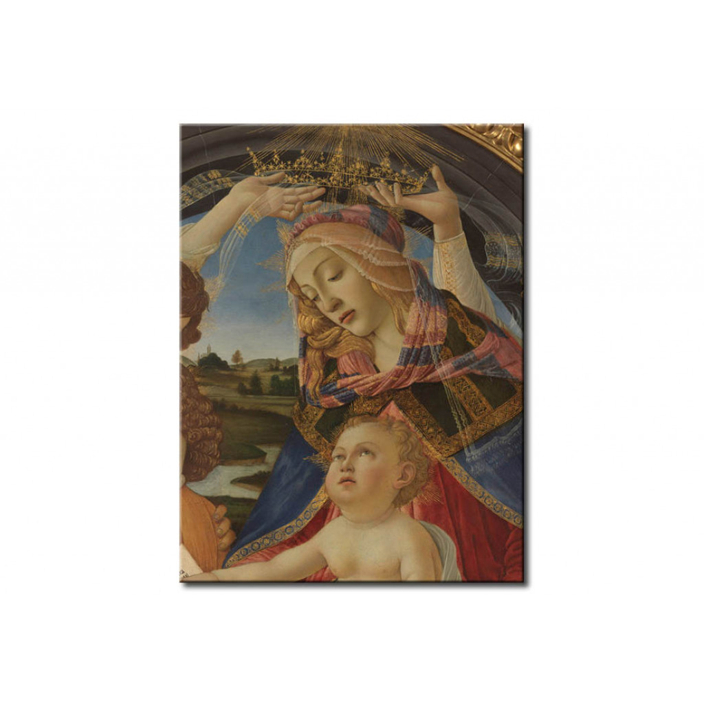 Quadro Famoso Madonna And Child With Five Angels