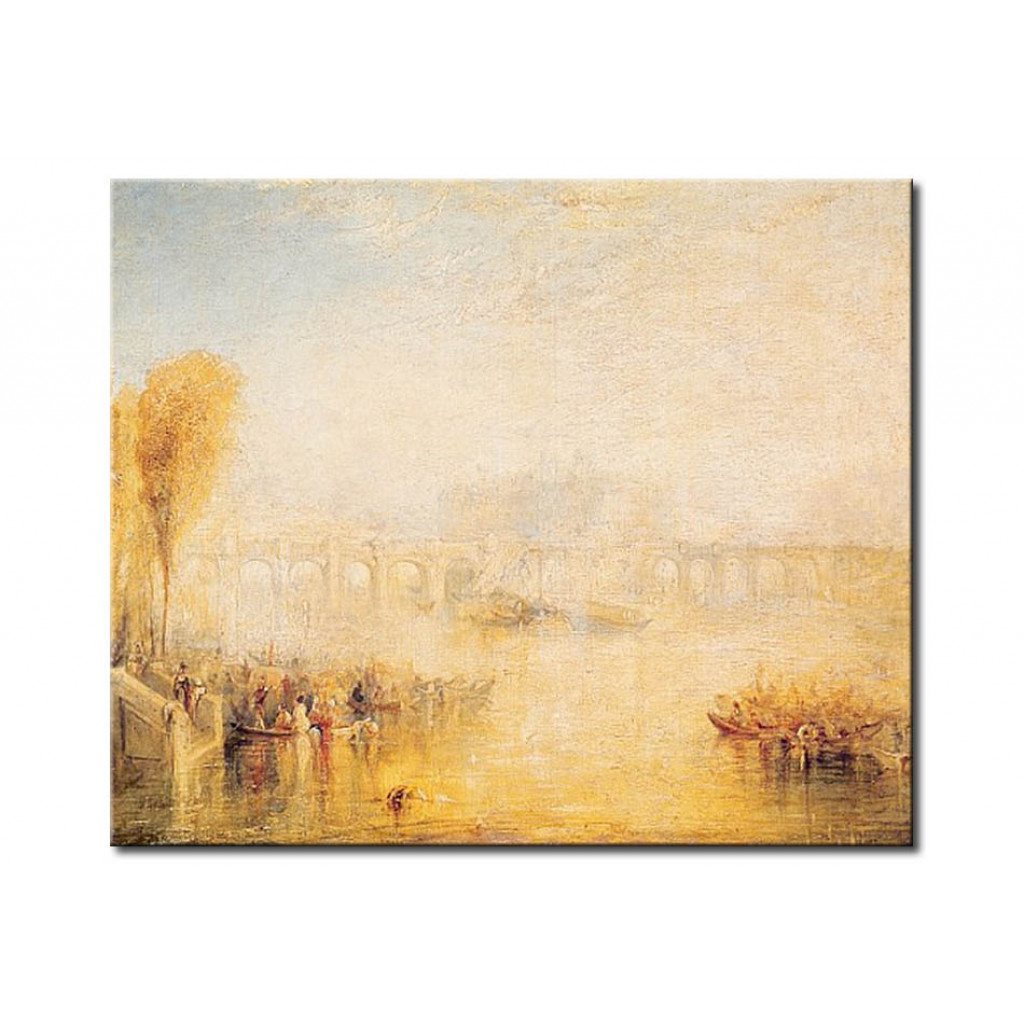 Schilderij  William Turner: View Of The Pont Neuf, Paris