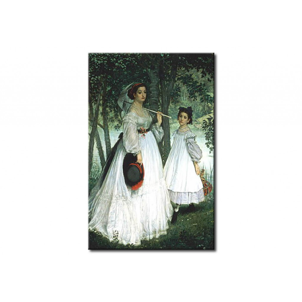 Schilderij  James Tissot: The Two Sisters: Portrait