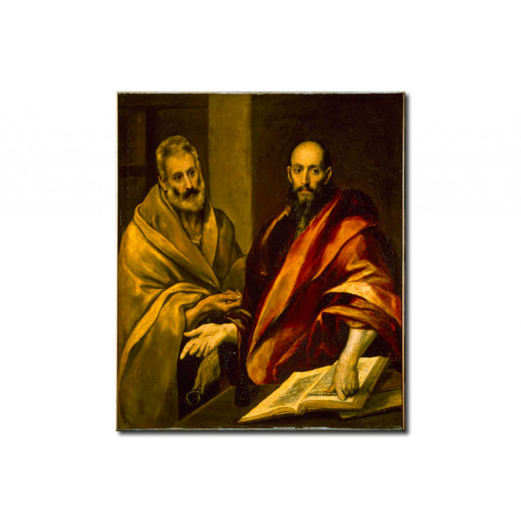 Schilderij  El Greco: Saint Peter And Saint Paul