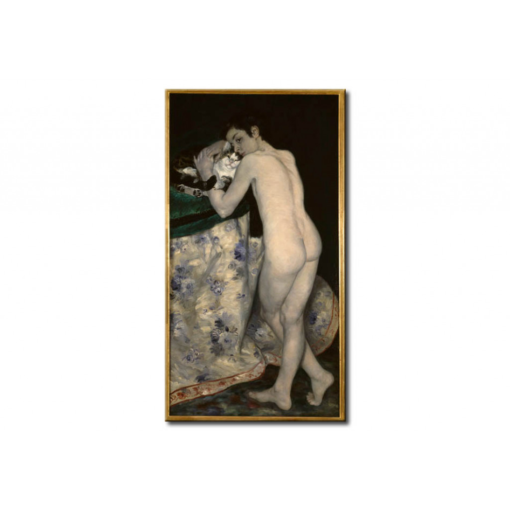 Schilderij  Pierre-Auguste Renoir: Le Garcon Au Chat