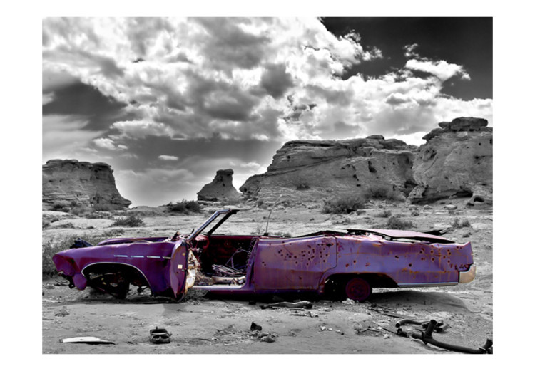Wall Mural Retro car on the Colorado Desert 61091 additionalImage 1