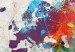 Tablero decorativo en corcho Maps: Colourful Madness [Cork Map] 97491 additionalThumb 5