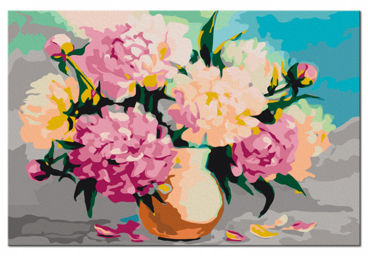 Obraz do malowania po numerach Kwiaty w wazonie 108002 additionalImage 6