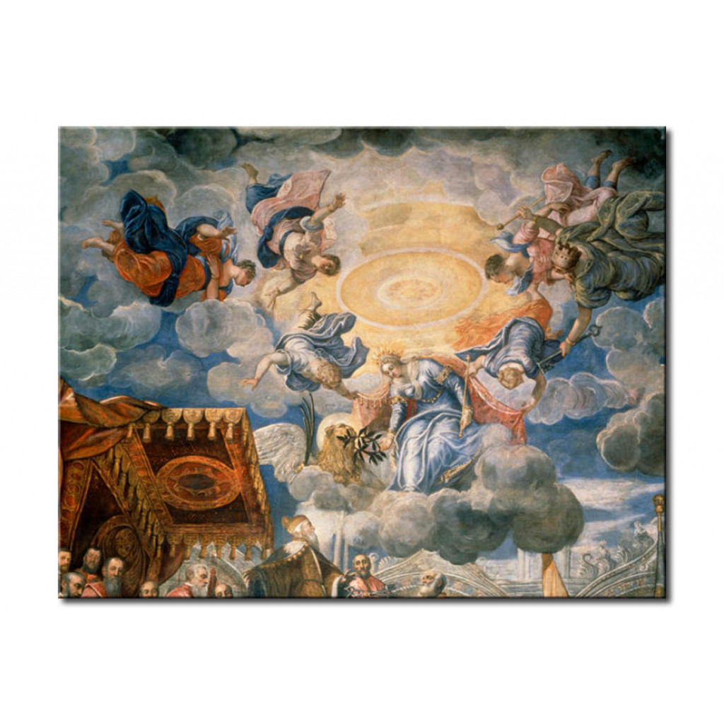 Schilderij  Tintoretto: Triumph Of Doge Niccolo Da Ponte