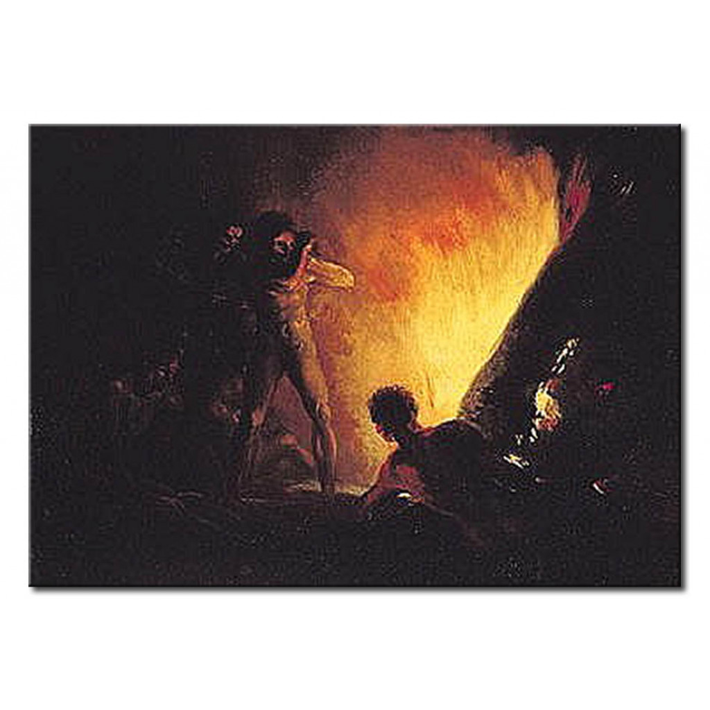 Schilderij  Francisco Goya: The Pyre