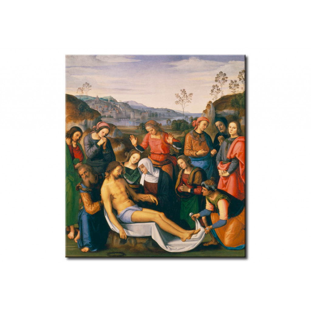 Schilderij  Pietro Perugino: The Lamentation Of Christ