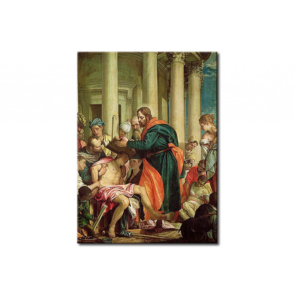 Schilderij  Paolo Veronese: The Miracle Of St. Barnabas