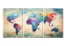 Canvas Print New World (3 Parts) 122202