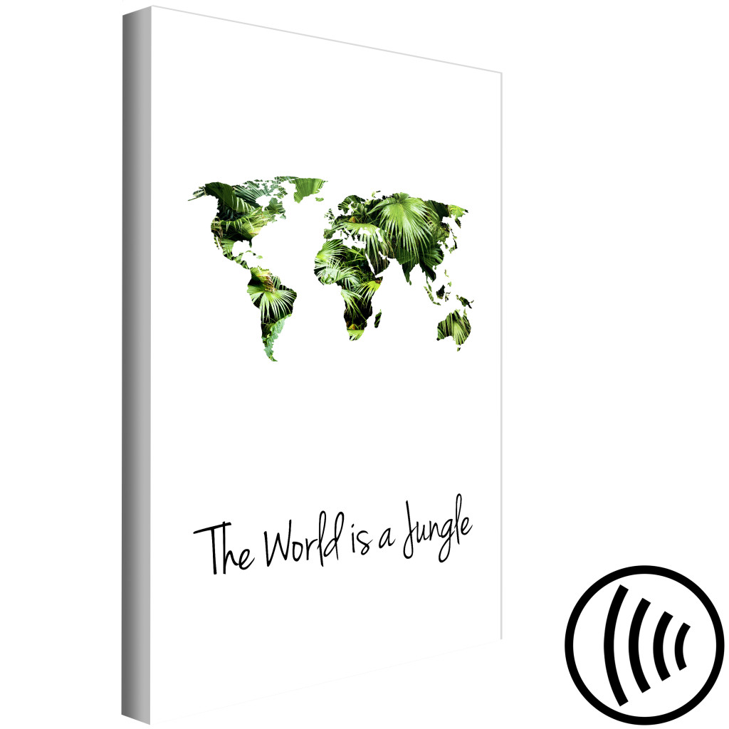 Obraz Świat To Dżungla (1-częściowy) Pionowy
