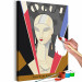 Obraz do malowania po numerach Nowoczesna dama - portret kobiety w nowojorskim szyku 144102 additionalThumb 3