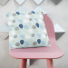 Mikrofiberkudda Mysterious spots - composition in shades of brown, blue and white cushions 147002 additionalThumb 2