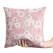 Sammets kudda Rose embrace - a delicate floral pattern in shades of pastel pink 147102 additionalThumb 2