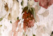 Cuadro redondos moderno Watercolor Flowers - Pastel Colors Painted Monochrome 148702 additionalThumb 3